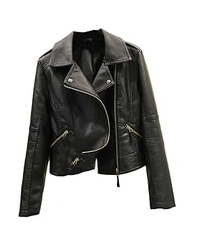 Hgvcfcv Leather Coat Women's Spring, Autumn/Winter Closing